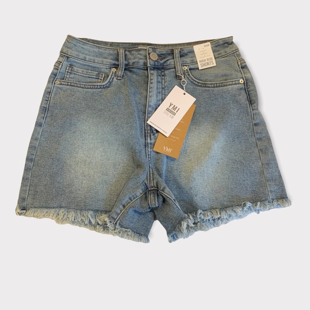 High Waisted Denim Shorts